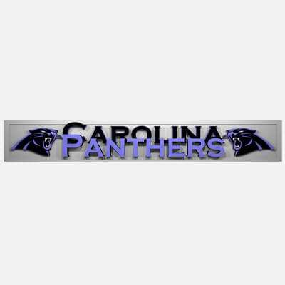 Carolina Panthers Plate