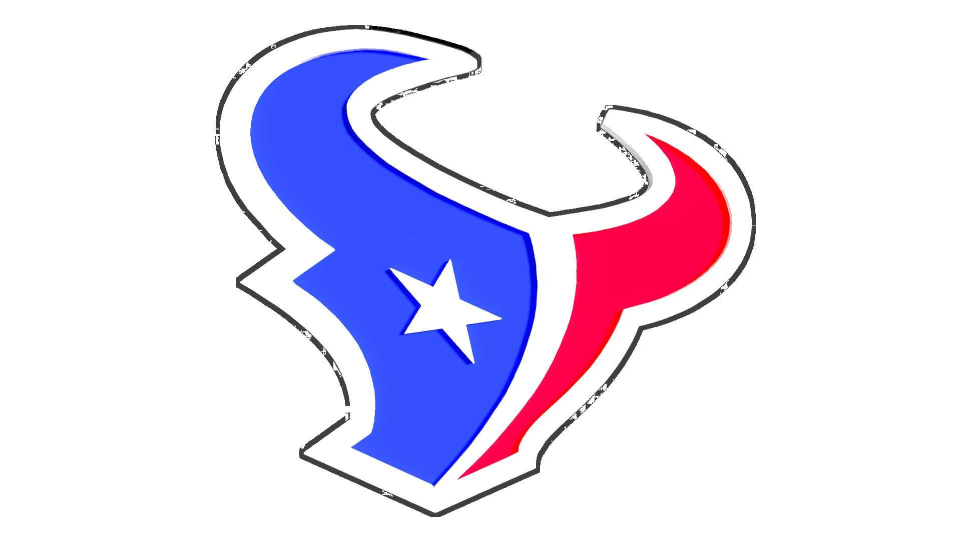 Texans NFL logo of the bulls head 3D Render RenderHub Gallery