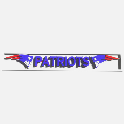 New England Patriots Plate