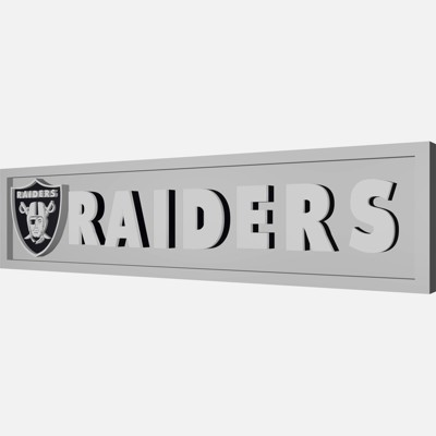 Raiders Logo Plate