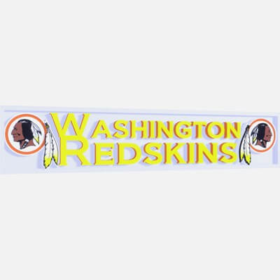 Redskins Logo Plate