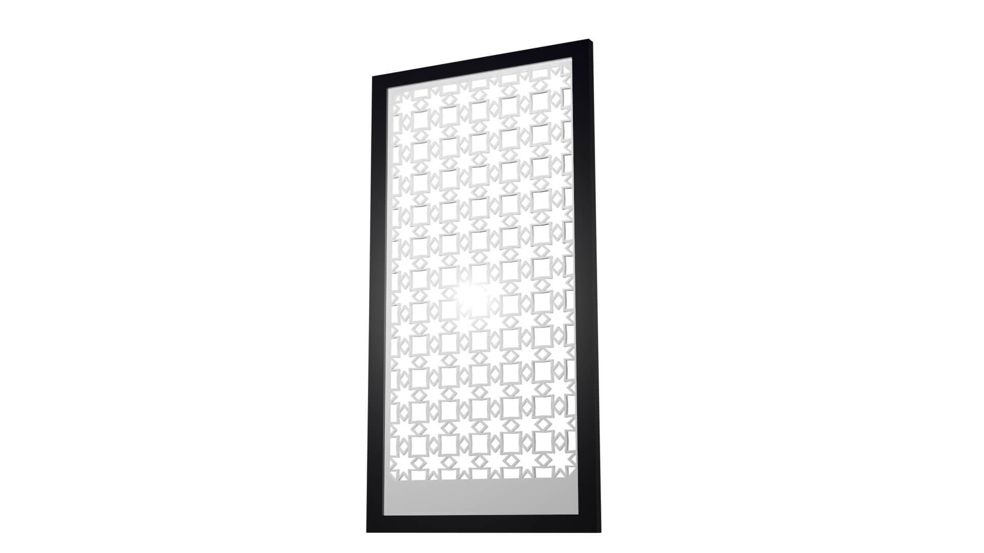 Screen Door Variation Star 8 3D Model by RogerDS