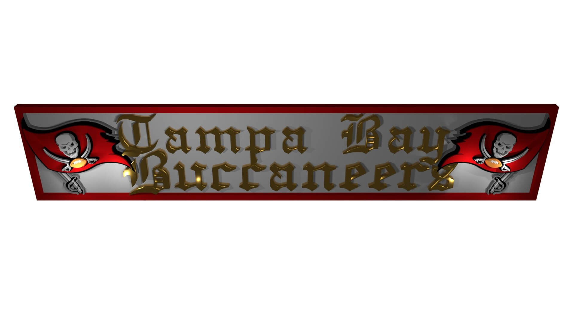 Tampa Bay Buccaneers Banner - 3D Model by RogerDS