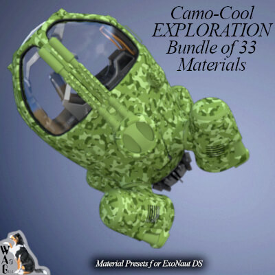 BUNDLE Exploration Pack 33 Materials for ExoNaut Vehicle DS