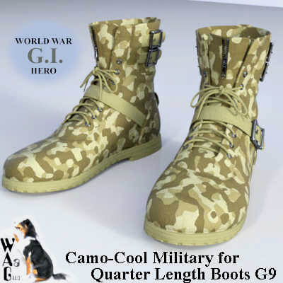 CAMO-COOL MILITARY for Quarter Length Boots Genesis9 G9 DS