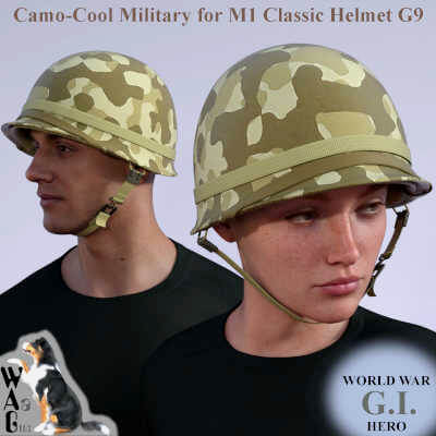 CAMO-COOL MILITARY Set-1 for M1 Classic Helmet Genesis9 G9