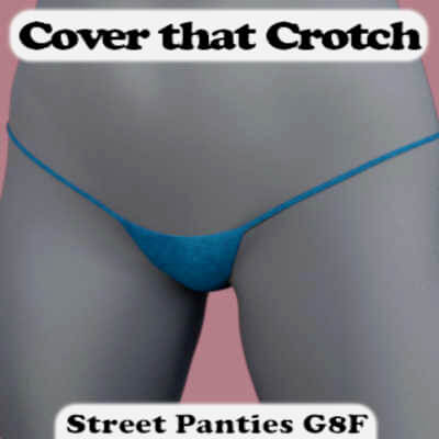 Cover That Crotch Styles 11-20 for Street Panties G8F