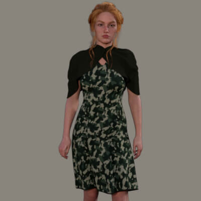 DY Jia Outfit for Genesis 9 G9F - Camo-Cool Styles 01-05