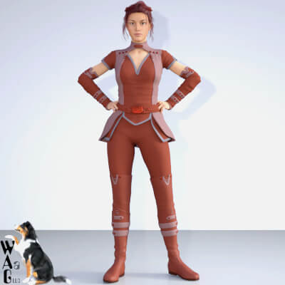 Fashion Colors 012 - Darkshade Outfit Genesis 3 Female G3F