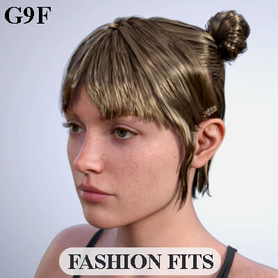 Fashion Fits Guide - eGirl Hair G8F for Genesis 9 Female DS