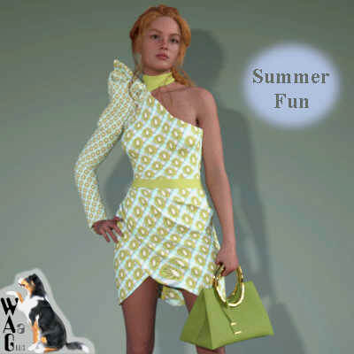 SUMMER FUN Styles for dForce Summer Whisper G9 Dress/Handbag