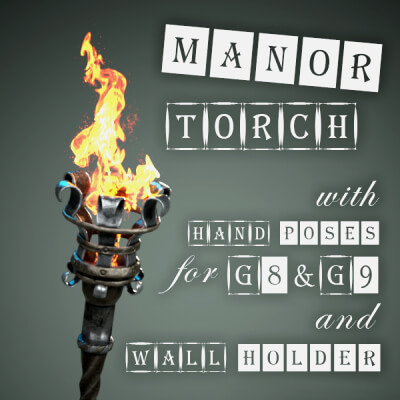Manor Torch With Hand Poses for G8 &amp G9 by romarov