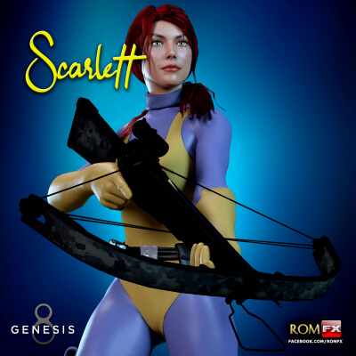 GI JOE Scarlett For G8F And G8.1F by ROMFX