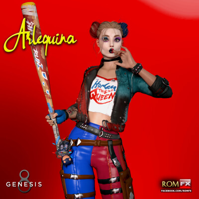 RFX Arlequina For G8F And G8.1F by ROMFX