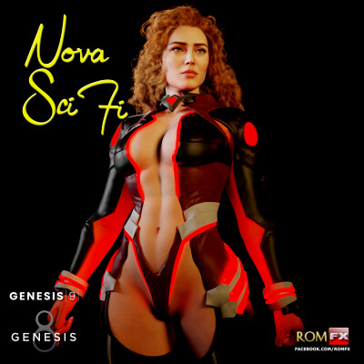 RFX Nova Sci-Fi Outfit For G8F G81.F And G9 Feminine