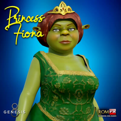 RFX Princess Fiona Ogre For G8F And G8.1F by ROMFX