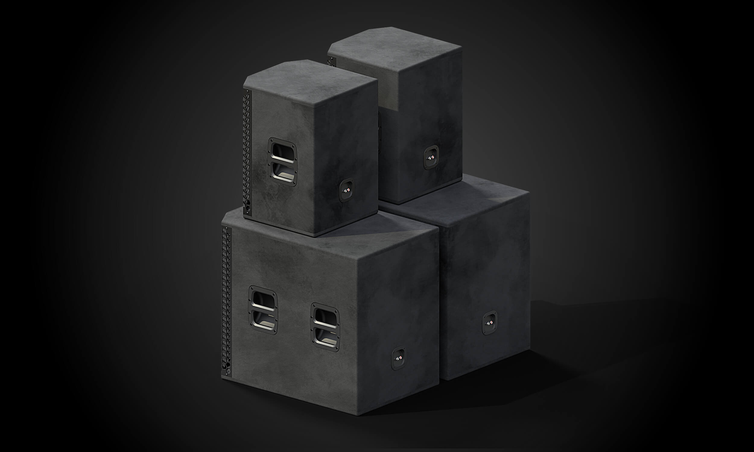 Big Speakers - 3D Model by rossty3d