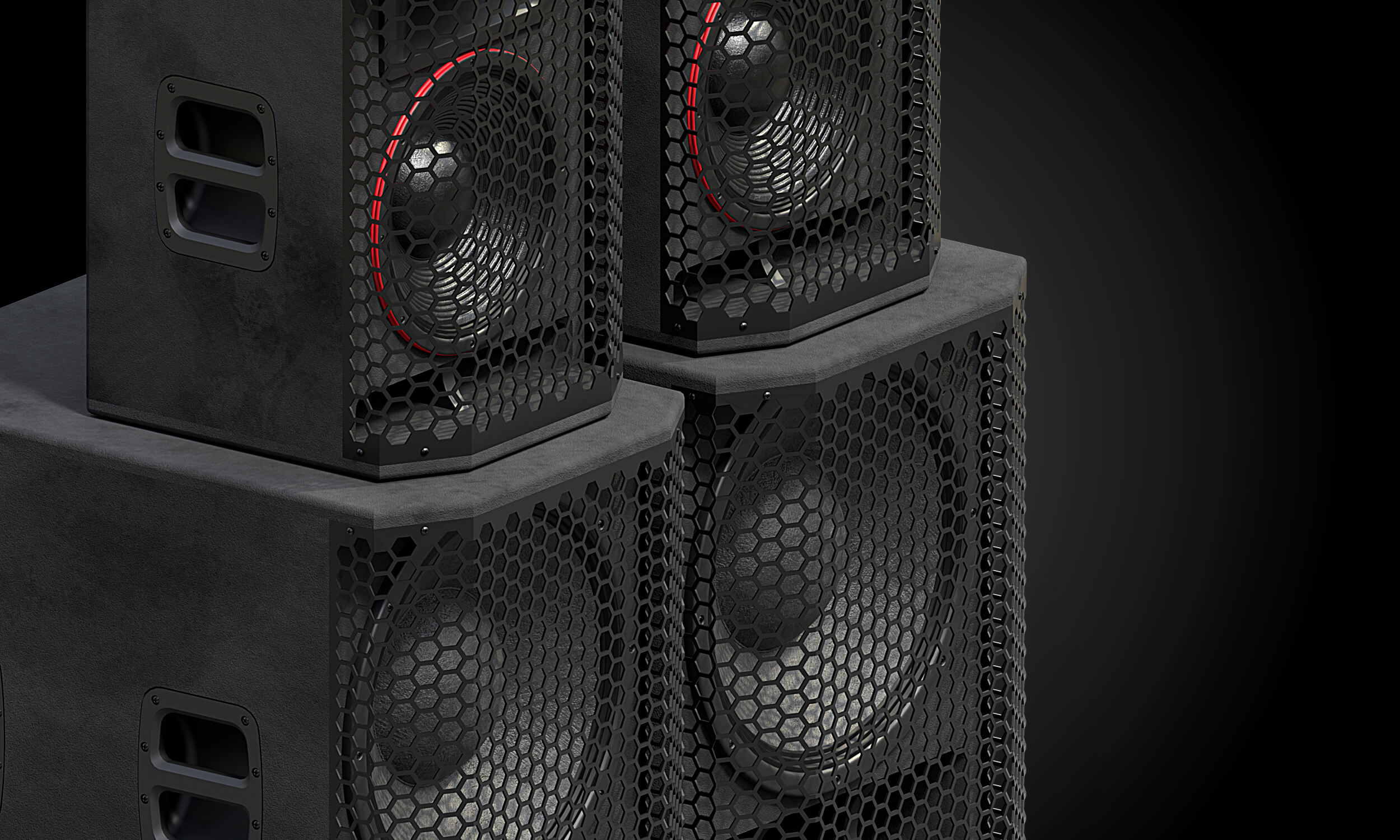 Big Speakers - 3D Model by rossty3d