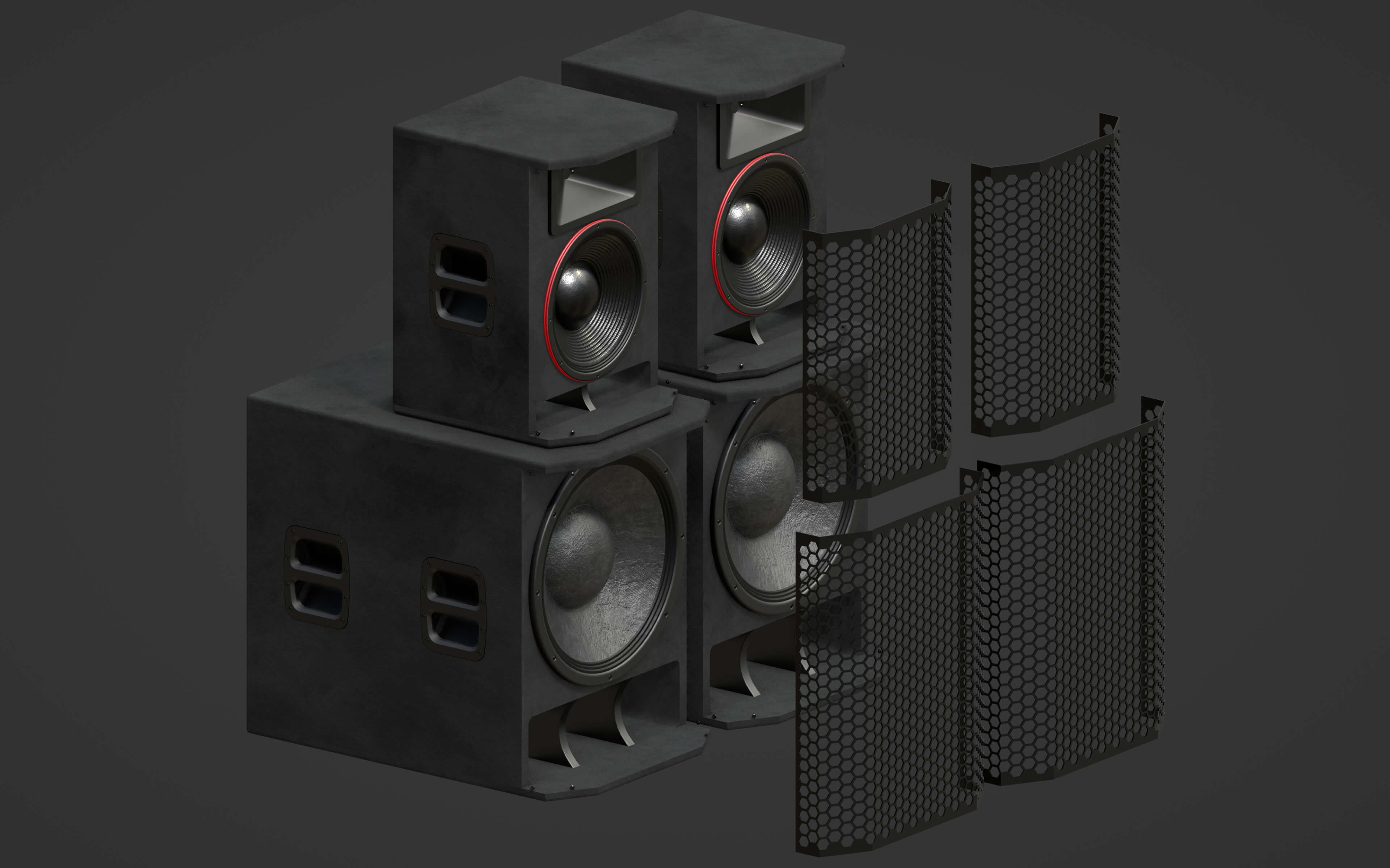 Big Speakers - 3D Model by rossty3d