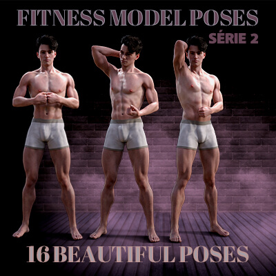 Fitness Model Poses S&eacuterie 02 for G8