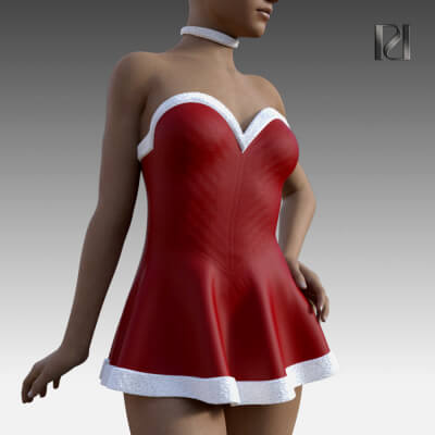 Christmas Style 27 - Dress for G8F G8.1F G9 by RumenD