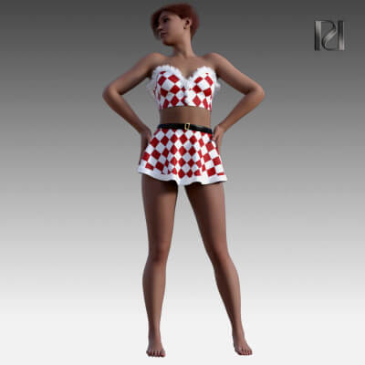 Christmas Style 32 - Christmas Costume for G8F G8.1F G9