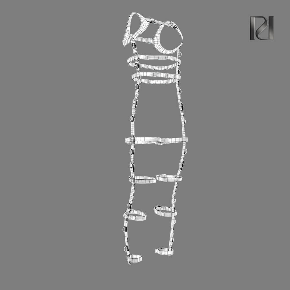 Full Body Harness SXS69 - 3D Model by RumenD