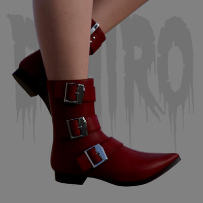 Gothic Boots 01 for G9
