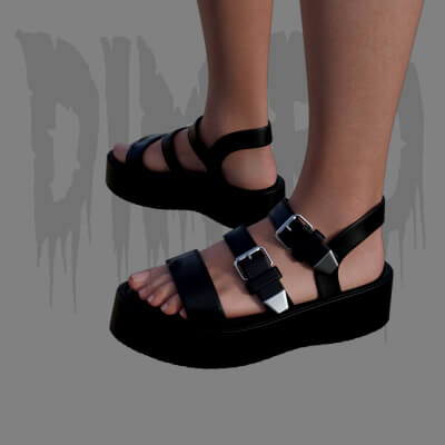 Punk Sandals 01 for G9