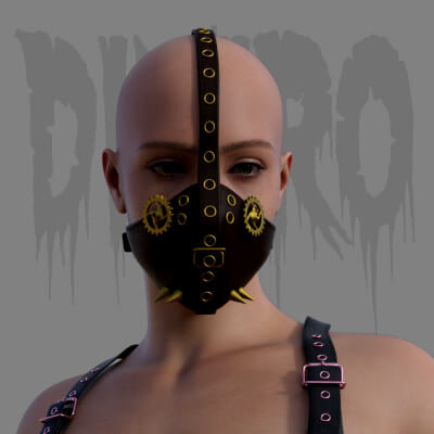 Steampunk Mask 06 For G9