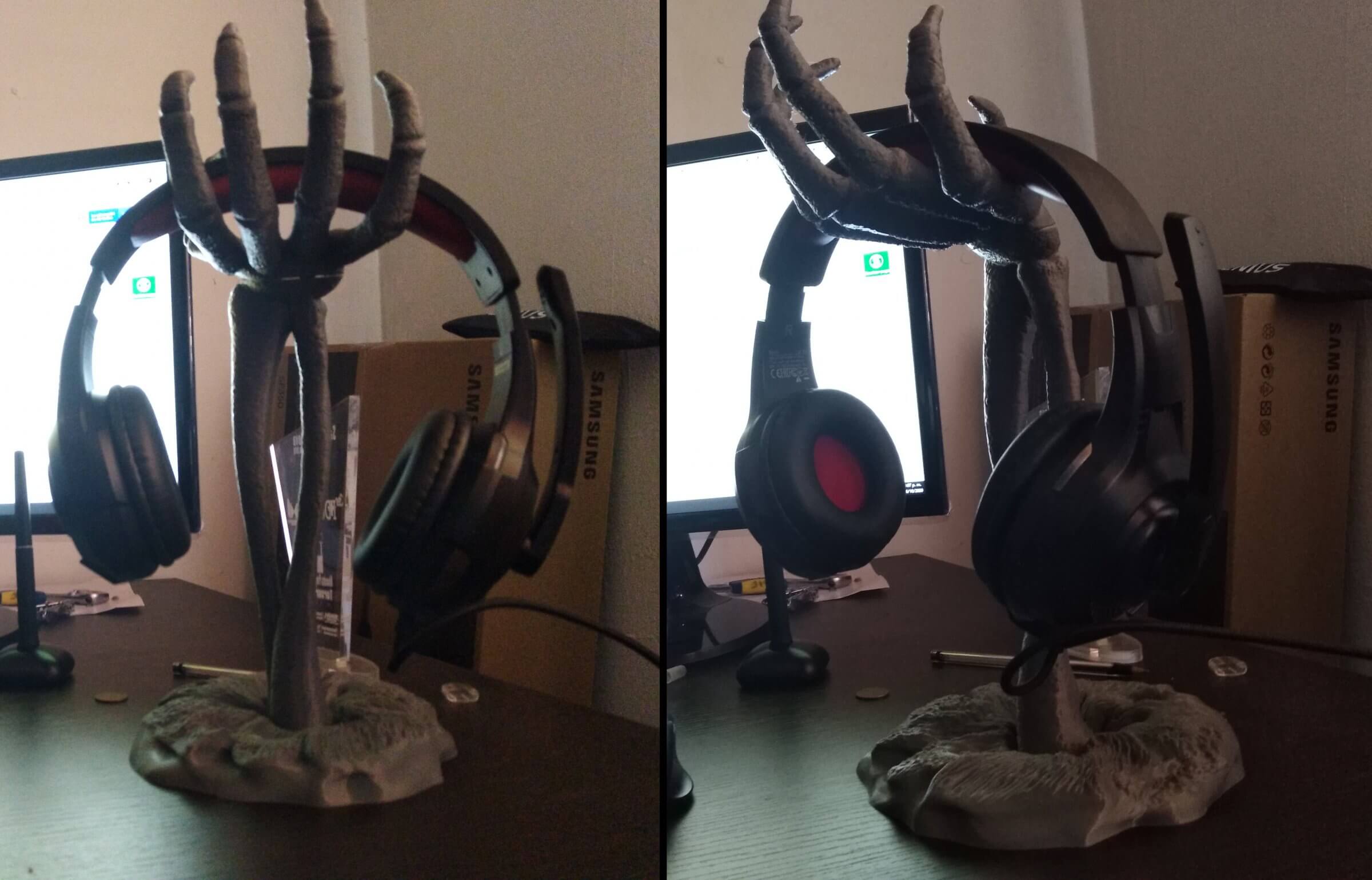 Halloween Headphone Stand 3D Print Model by RYANMAICOL