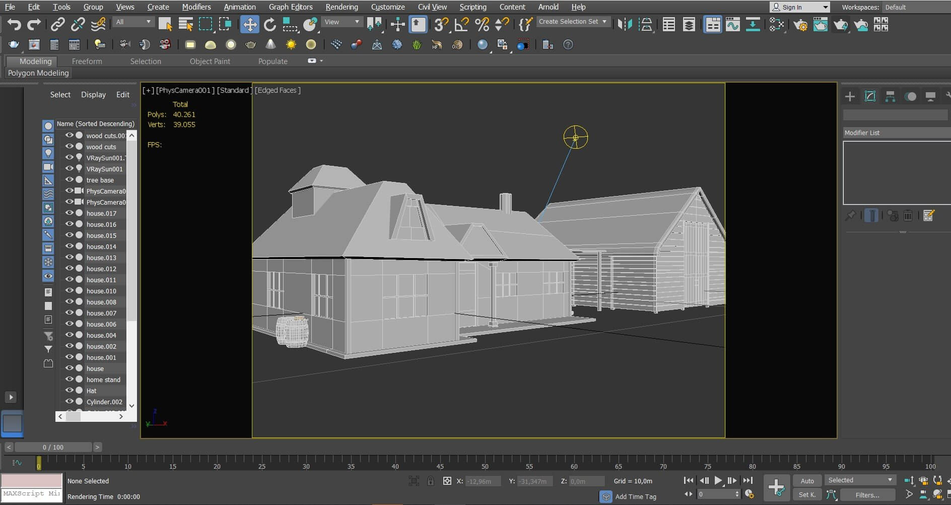 Old House - 3D Model by RYANMAICOL
