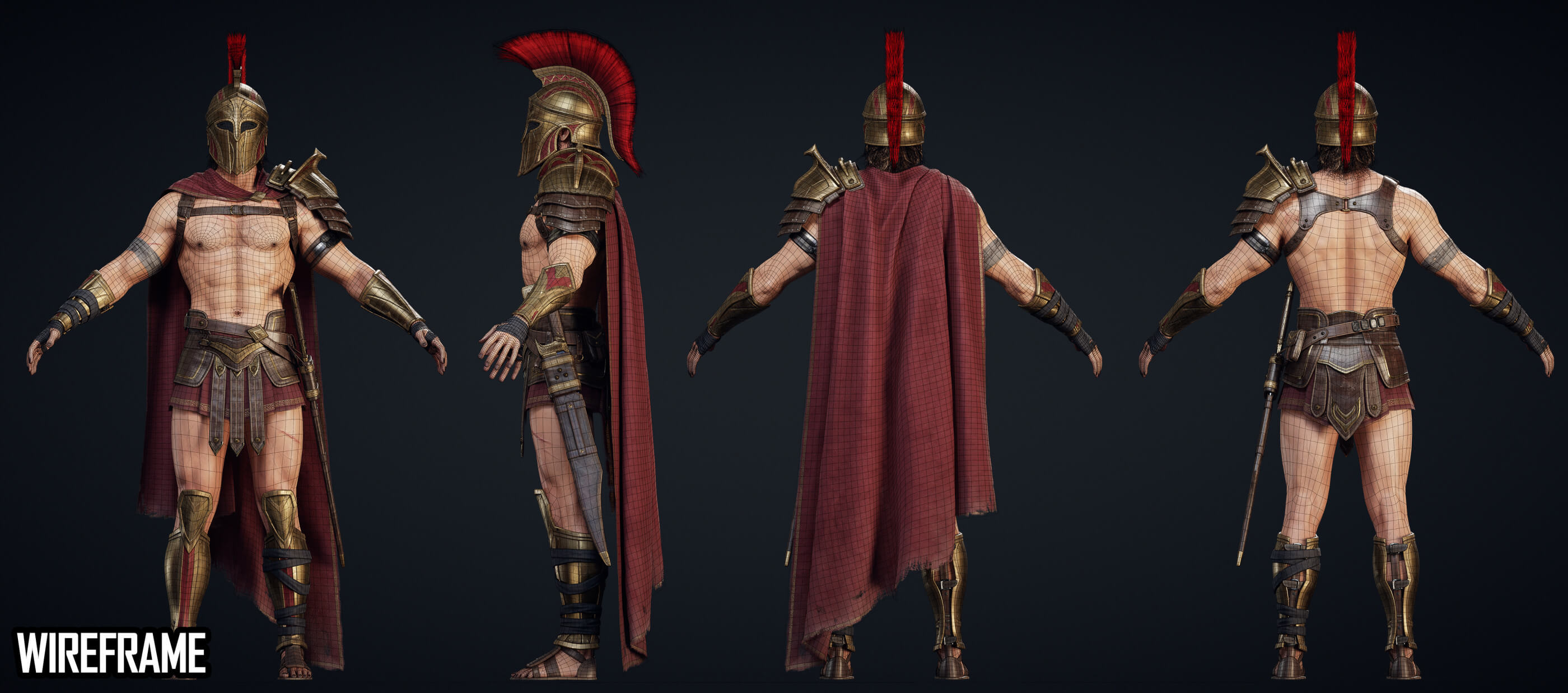 Spartan Hoplite 3D Model By RyanReos