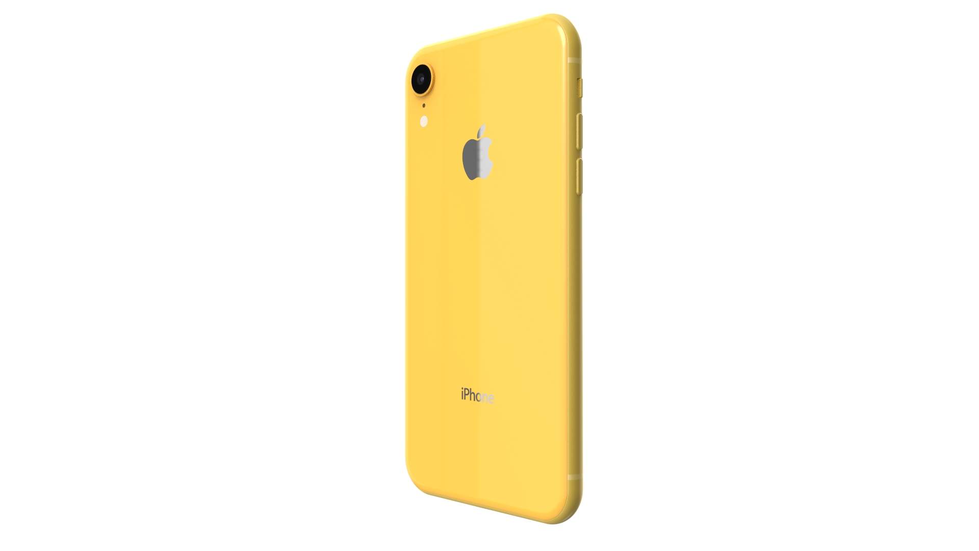Apple iPhone XR Yellow 3D Model by rzo