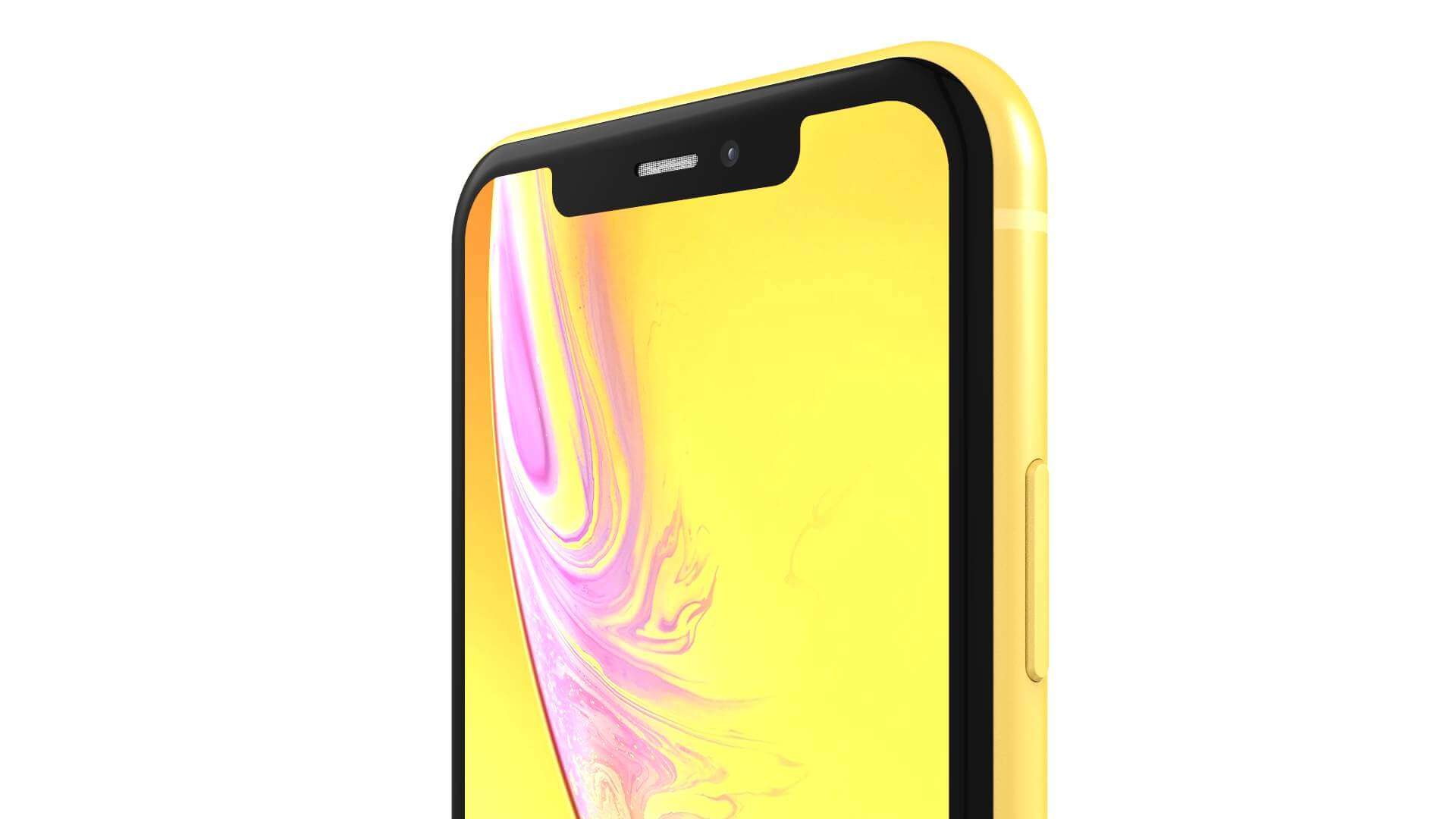 Apple iPhone XR Yellow - 3D Model by rzo Apple iPhone XR Yellow - 3D Model by rzo