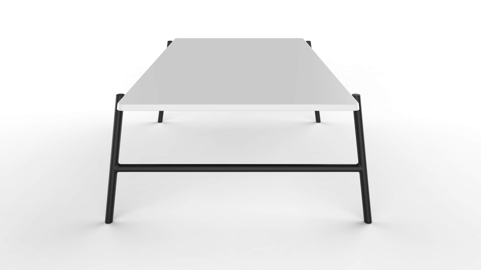 Center Table Black And White - 3D Model by rzo