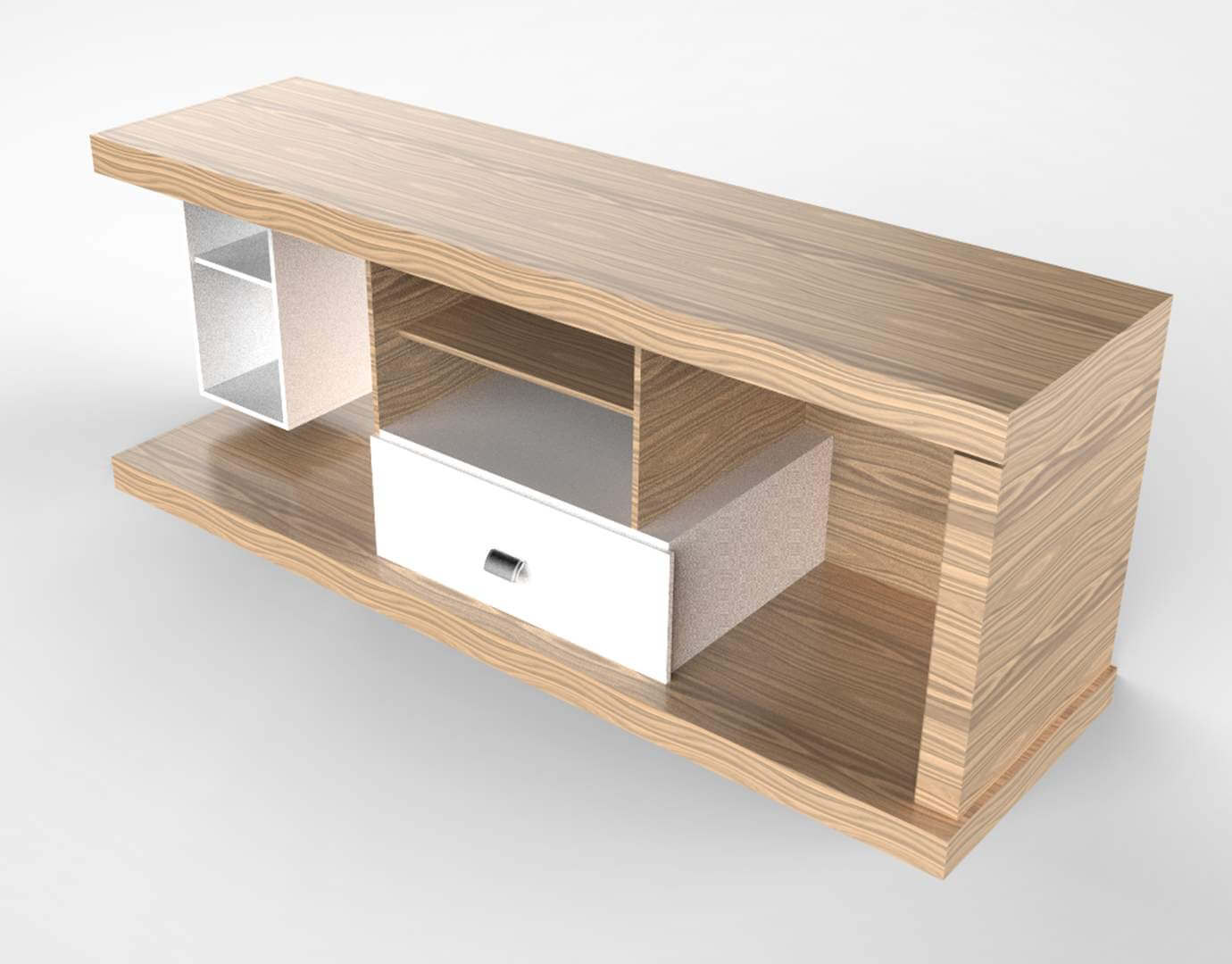 Rack Living Room 01 - 3D Model by rzo