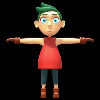 Fully Optimized Game Ready Character - 3D Model by S_LEGENDS