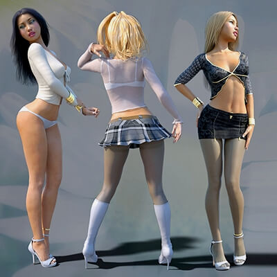 Standing - Poses for Genesis 8 G3 and V7 by Sagittarius A