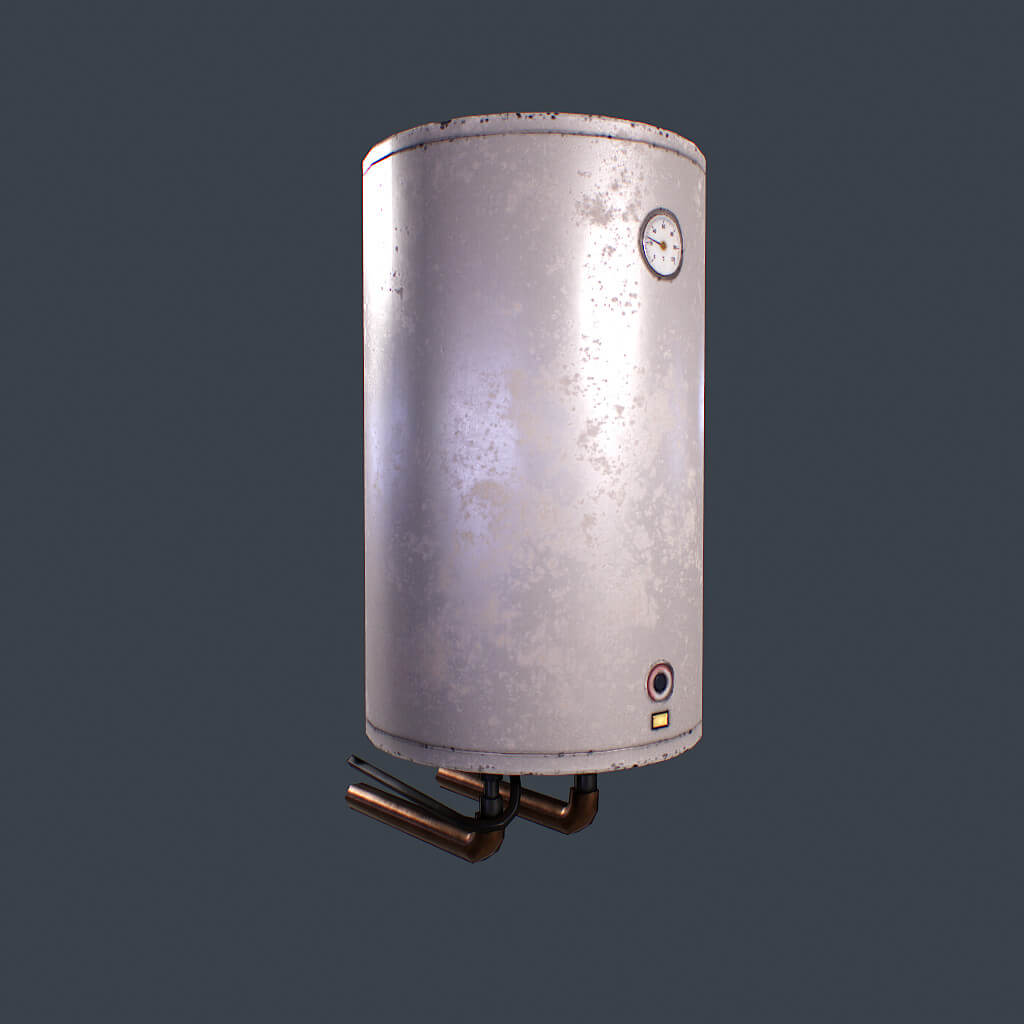 Small Boiler Model Boiler - 3D Model by salex