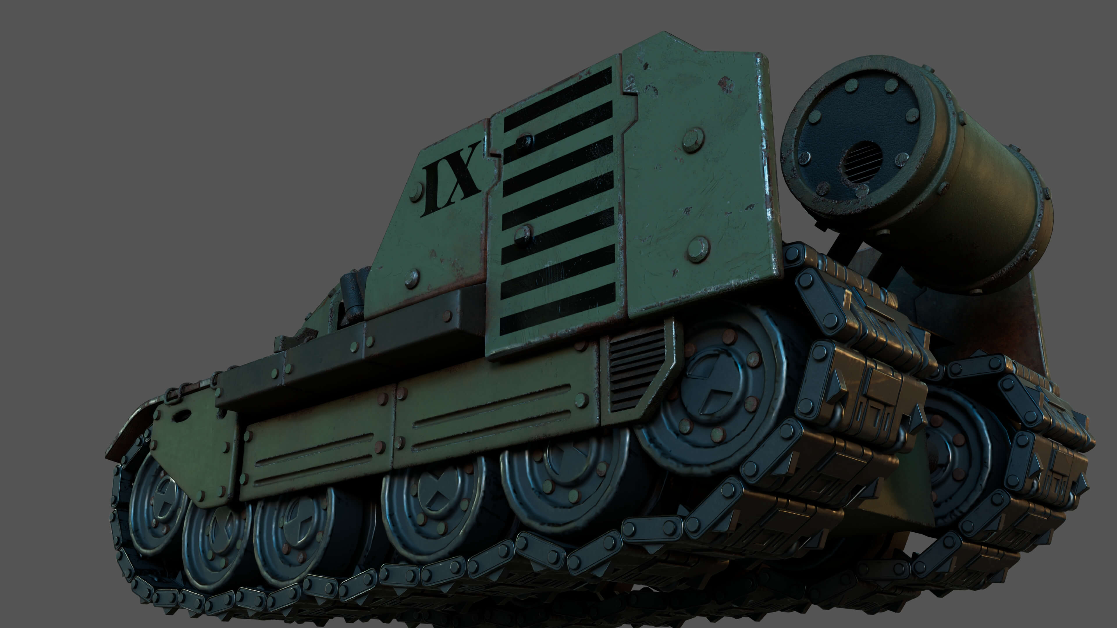 Military Tank - 3D Model by samfy