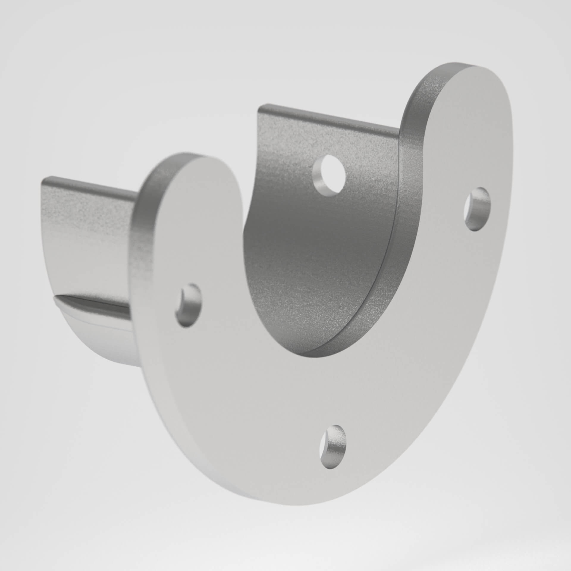 Closet Rod Support - 3D Model by sanchiesp