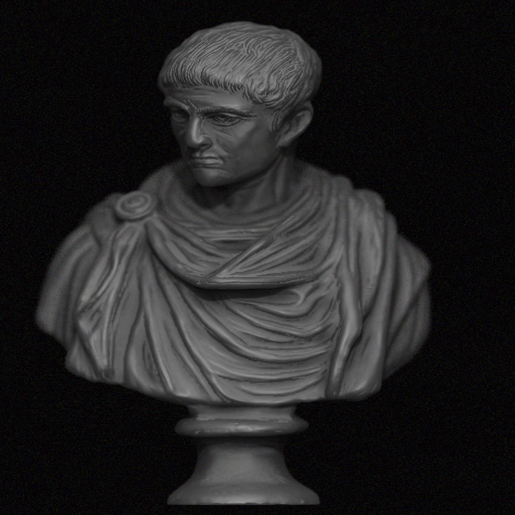 Constantine Emperor Bust 3D Print Model by sanchiesp