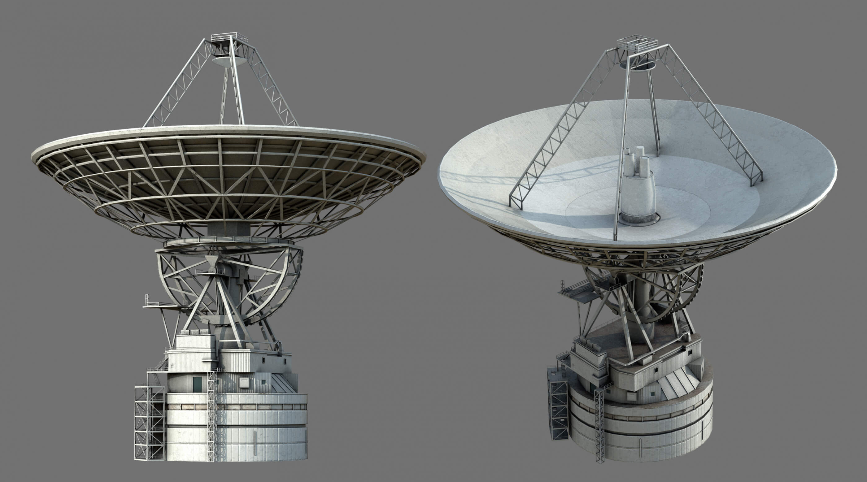 Deep Space Network Antenna 3D Model by sanchiesp