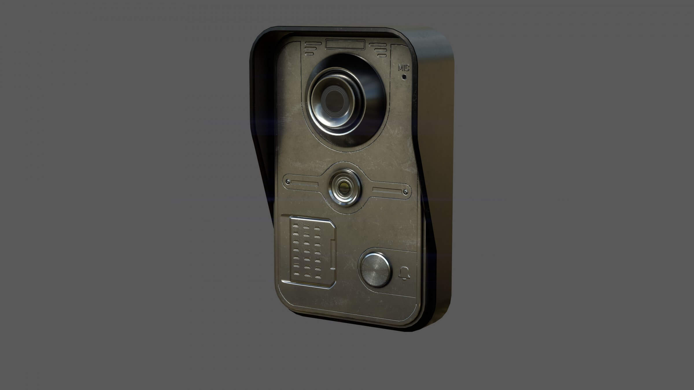 Door Intercom - 3D Model by sanchiesp