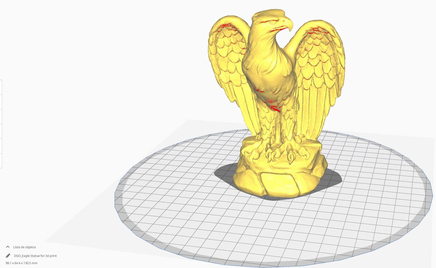 Eagle Statue 3D Print Model by sanchiesp
