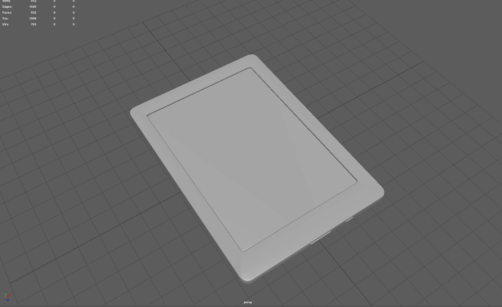 Ebook Reader 3D Model by sanchiesp