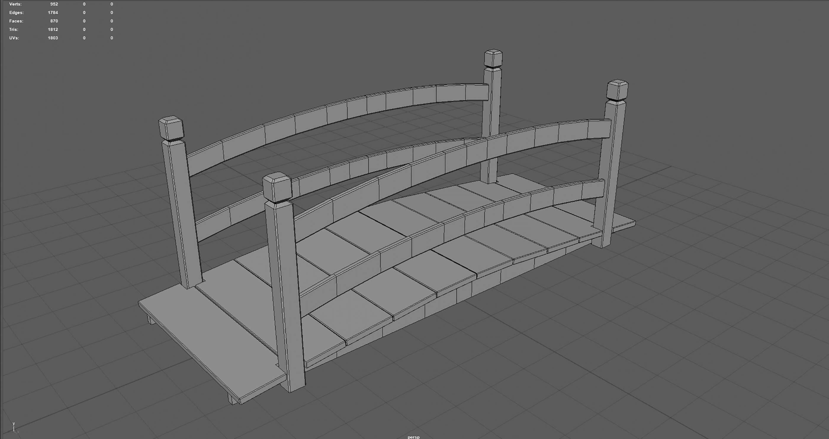 Garden Bridge 3D Model by sanchiesp