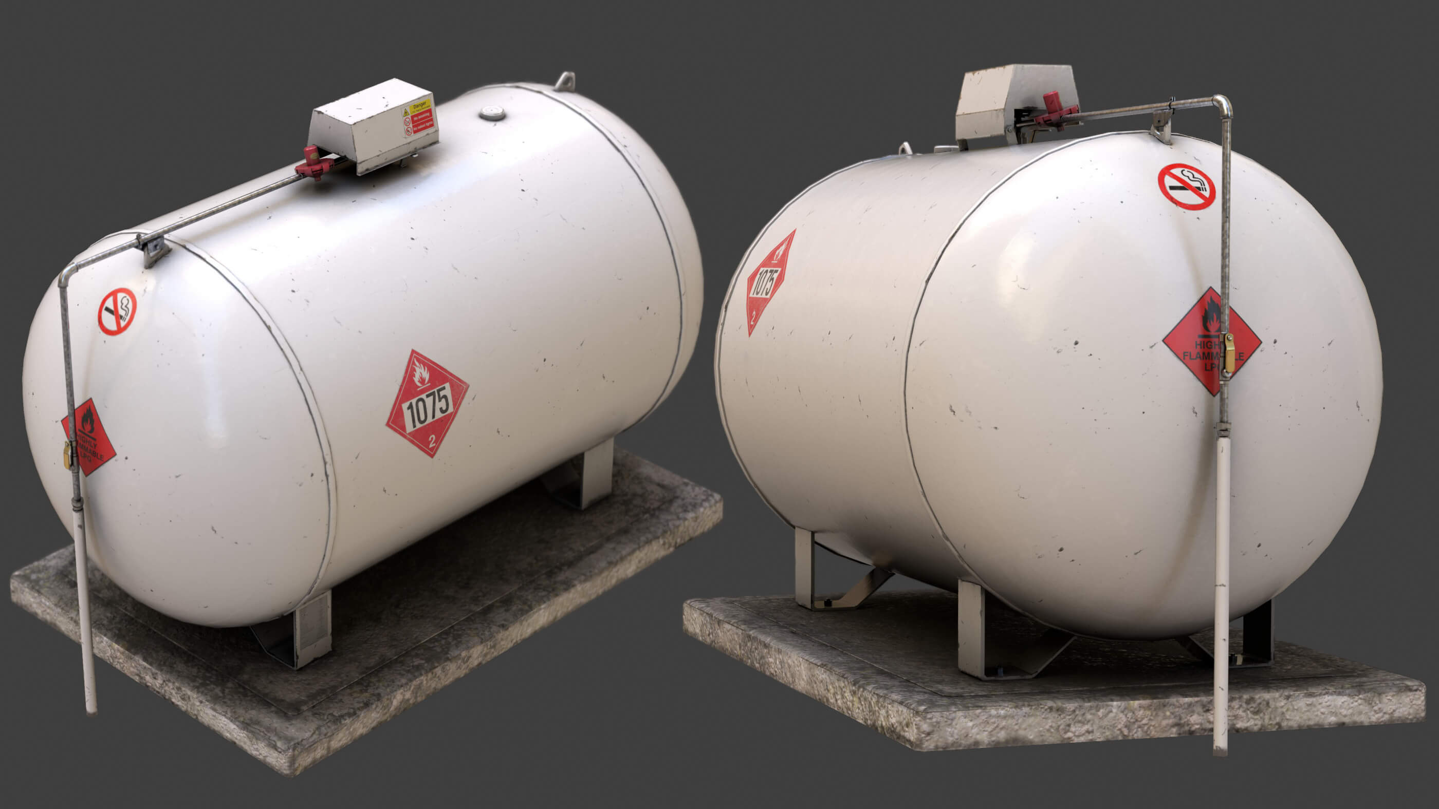 Gas Tank 3D Model by sanchiesp