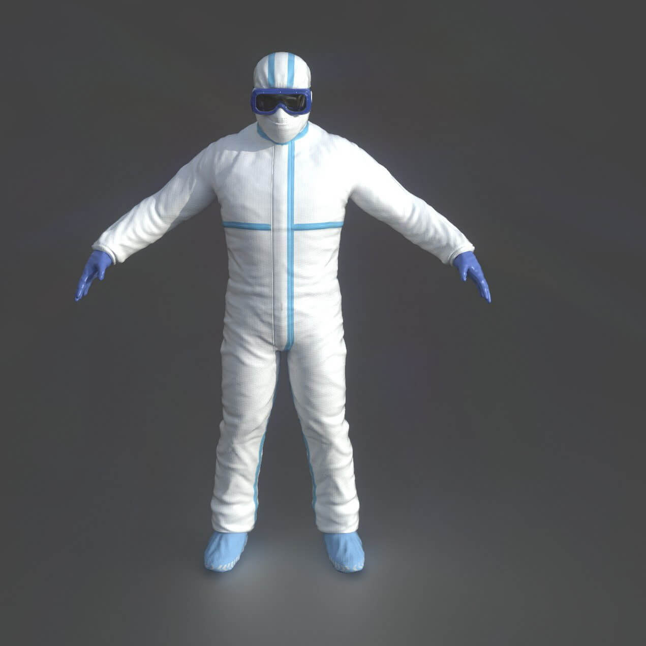 images Designer Hazmat Suits hazmat suit white 3d model